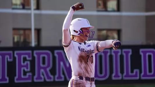 kate dowden doing gangnam style after triple vs. loyola