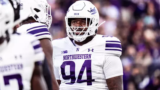 September 21, 2024, Seattle, WA: A game between Northwestern Football and Washington at Husky Stadium in Seattle, WA on Saturday, September 21, 2024. (Photo by Mary Grace Grabill/Northwestern Athletics)