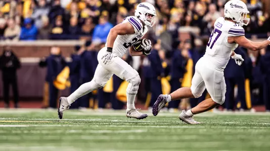 November 23, 2024, Ann Arbor, MI: A game between Northwestern Football and Michigan at Michigan Stadium in Ann Arbor, MI on Saturday, November 23, 2024. (Photo by Ryan Kuttler/Northwestern Athletics)