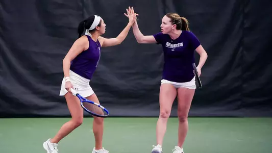 Women's Tennis Sweeps Penn State to Wrap Up Weekend Image