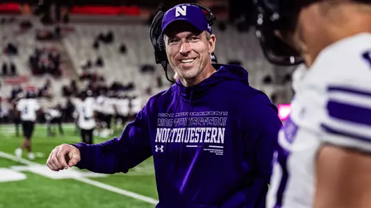 October 11, 2024, College Park, MD: A game between Northwestern Football and Maryland at SECU Stadium in College Park, MD on Friday, October 11, 2024. (Photo by Ryan Kuttler/Northwestern Athletics)