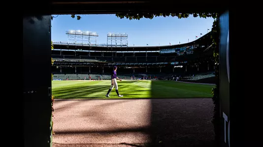 May 9, 2025, Chicago, IL: A game between Northwestern Baseball and Ohio State at Wrigley Field in Chicago, IL on Friday, May 9, 2025. (Photo by Ryan Kuttler/Northwestern Athletics)