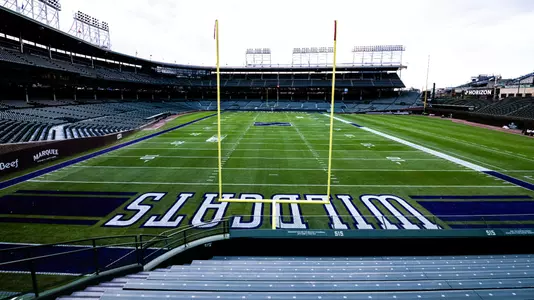 November 2, 2023, Chicago, IL: Assets for Northwestern Football at Wrigley Field in Chicago, IL on Thursday, November 2, 2023. (Photo by Ryan Kuttler/Northwestern Athletics)