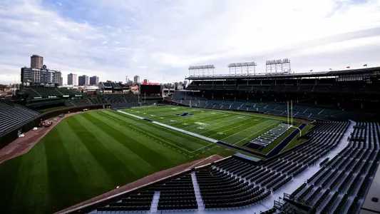 November 2, 2023, Chicago, IL: Assets for Northwestern Football at Wrigley Field in Chicago, IL on Thursday, November 2, 2023. (Photo by Ryan Kuttler/Northwestern Athletics)