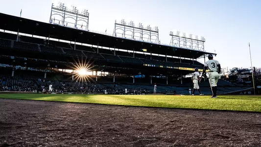 May 9, 2025, Chicago, IL: A game between Northwestern Baseball and Ohio State at Wrigley Field in Chicago, IL on Friday, May 9, 2025. (Photo by Ryan Kuttler/Northwestern Athletics)