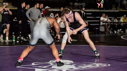 December 29, 2024, Hoffman Estates, IL: Northwestern Wrestling hosts the 2024 Ken Kraft Midlands Championships at NOW Arena in Hoffman Estates, IL on Sunday, December 29, 2024. (Photo by Jeff Chumbley/Northwestern Athletics)