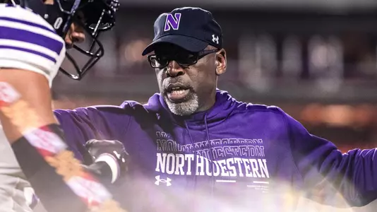 October 11, 2024, College Park, MD: A game between Northwestern Football and Maryland at SECU Stadium in College Park, MD on Friday, October 11, 2024. (Photo by Ryan Kuttler/Northwestern Athletics)