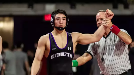 December 29, 2024, Hoffman Estates, IL: Northwestern Wrestling hosts the 2024 Ken Kraft Midlands Championships at NOW Arena in Hoffman Estates, IL on Sunday, December 29, 2024. (Photo by Jeff Chumbley/Northwestern Athletics)