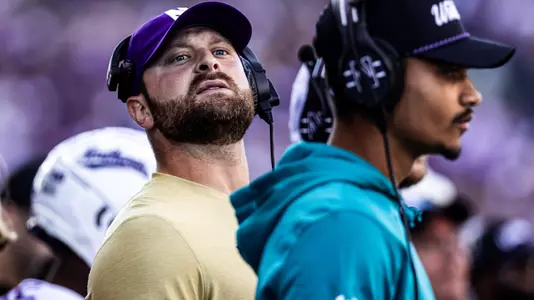 September 21, 2024, Seattle, WA: A game between Northwestern Football and Washington at Husky Stadium in Seattle, WA on Saturday, September 21, 2024. (Photo by Griffin Quinn/Northwestern Athletics)