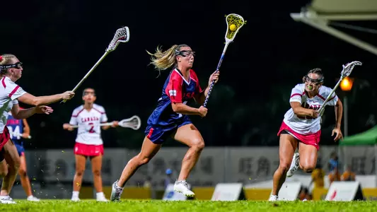 Madison Taylor on attack for the US National Team.