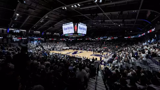 January 12, 2025, Evanston, IL: A game between Northwestern Men’s Basketball and Michigan State at Welsh-Ryan Arena in Evanston, IL on Sunday, January 12, 2025. (Photo by Ryan Kuttler/Northwestern Athletics)