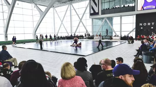 wrestling in ryan fieldhouse