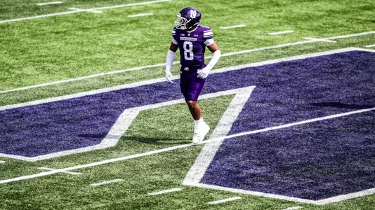 September 13, 2025, Evanston, IL: A game between Northwestern Football and Oregon at Northwestern Medicine Field at Martin Stadium in Evanston, IL on Saturday, September 13, 2025. (Photo by Ryan Kuttler/Northwestern Athletics)