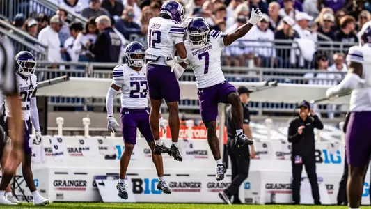 October 11, 2025, State College, PA: A game between Northwestern Football and Penn State at Beaver Stadium in State College, PA on Saturday, October 11, 2025. (Photo by Ryan Kuttler/Northwestern Athletics)