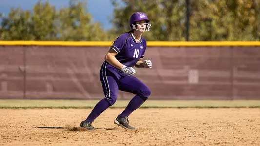 October 11, 2025, Glenview, IL: A game between Northwestern Softball and Loyola at Loyola Academy at Theodore G. Munz S.J. Campus in Glenview, IL on Saturday, October 11, 2025. (Photo by Kailey Zagst/Northwestern Athletics)
