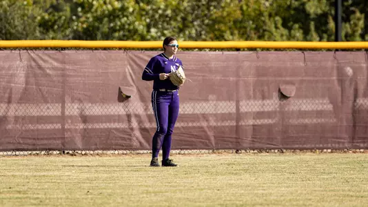 October 11, 2025, Glenview, IL: A game between Northwestern Softball and Loyola at Loyola Academy at Theodore G. Munz S.J. Campus in Glenview, IL on Saturday, October 11, 2025. (Photo by Kailey Zagst/Northwestern Athletics)
