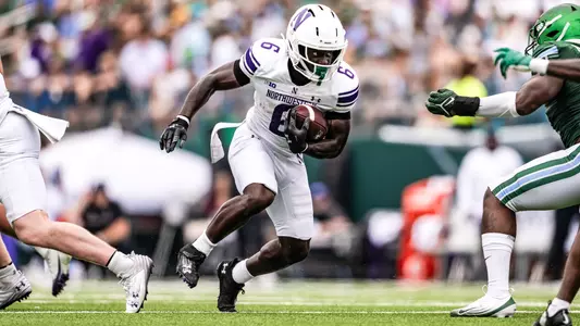 August 30, 2025, New Orleans, LA: A game between Northwestern Football and Tulane at Yulman Field in New Orleans, LA on Saturday, August 30, 2025. (Photo by Ryan Kuttler/Northwestern Athletics)