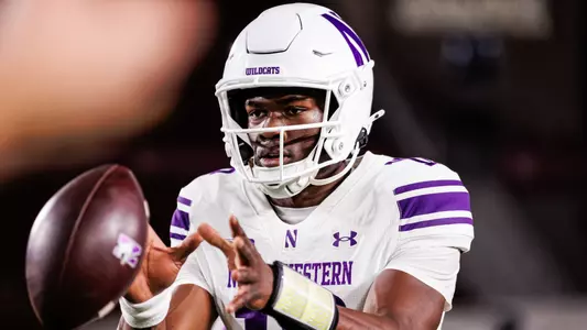 November 7, 2025, Los Angeles, CA: A game between Northwestern Football and the University of Southern California at The Los Angeles Memorial Coliseum in Los Angeles, CA on Friday, November 7, 2025. (Photo by Griffin Quinn/Northwestern Athletics)