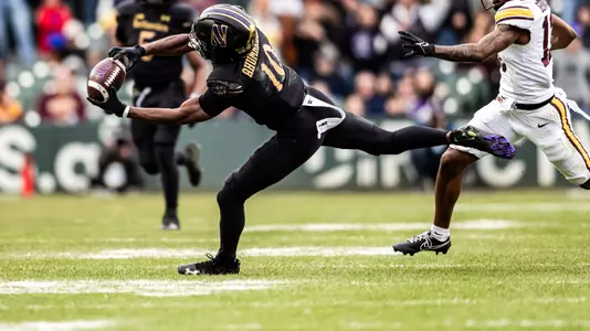 November 23, 2025, Chicago, IL: A game between Northwestern Football and Minnesota at Wrigley Field in Chicago, IL on Saturday, November 23, 2025. (Photo by Mary Grace Grabill/Northwestern Athletics)