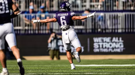 September 27, 2025, Evanston, IL: A game between Northwestern Football and UCLA at Northwestern Medicine Field at Martin Stadium in Evanston, IL on Saturday, September 27, 2025. (Photo by Ryan Kuttler/Northwestern Athletics)