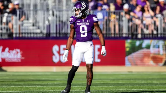 October 4, 2025, Evanston, IL: A game between Northwestern Football and ULM at Northwestern Medicine Field at Martin Stadium in Evanston, IL on Saturday, October 4, 2025. (Photo by Griffin Quinn/Northwestern Athletics)