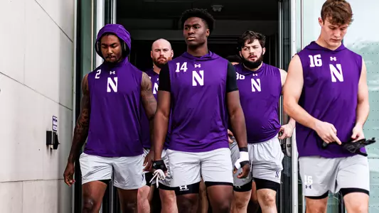 October 18, 2025, Evanston, IL: A game between Northwestern Football and Purdue at Northwestern Medicine Field at Martin Stadium in Evanston, IL on Saturday, October 18, 2025. (Photo by Griffin Quinn/Northwestern Athletics)