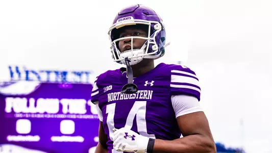 November 15, 2025, Chicago, IL: A game between Northwestern Football and Michigan at Wrigley Field in Chicago, IL on Saturday, November 15, 2025. (Photo by Kailey Zagst/Northwestern Athletics)