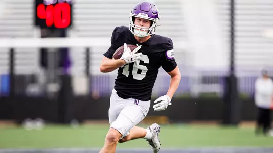 September 23, 2025, Evanston, IL: Northwestern Football practices at Northwestern Medicine Field at Martin Stadium in Evanston, IL on Tuesday, September 23, 2025. (Photo by Griffin Quinn/Northwestern Athletics)
