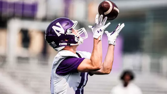 July 31, 2025, Evanston, IL: Northwestern Football practices at Northwestern Medicine Field at Martin Stadium in Evanston, IL on Thursday, July 31, 2025. (Photo by Griffin Quinn/Northwestern Athletics)