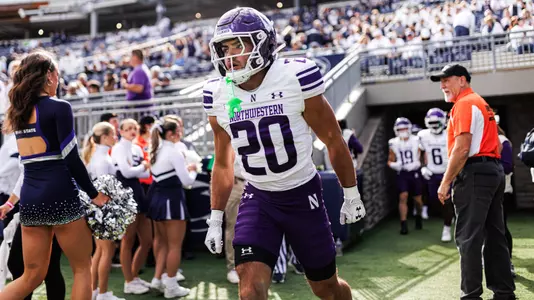 October 11, 2025, University Park, PA: A game between Northwestern Football and Penn State at Beaver Stadium in University Park, PA on Saturday, October 11, 2025. (Photo by Griffin Quinn/Northwestern Athletics)