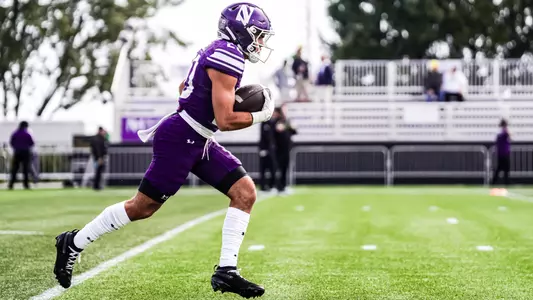 September 13, 2025, Evanston, IL: A game between Northwestern Football and Oregon at Northwestern Medicine Field at Martin Stadium in Evanston, IL on Saturday, September 13, 2025. (Photo by Mary Grace Grabill/Northwestern Athletics)