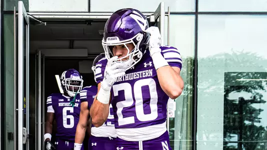 September 13, 2025, Evanston, IL: A game between Northwestern Football and Oregon at Northwestern Medicine Field at Martin Stadium in Evanston, IL on Saturday, September 13, 2025. (Photo by Ryan Kuttler/Northwestern Athletics)
