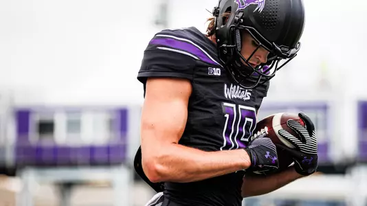 October 18, 2025, Evanston, IL: A game between Northwestern Football and Purdue at Northwestern Medicine Field at Martin Stadium in Evanston, IL on Saturday, October 18, 2025. (Photo by Griffin Quinn/Northwestern Athletics)