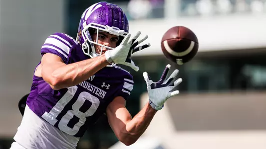 September 27, 2025, Evanston, IL: A game between Northwestern Football and UCLA at Northwestern Medicine Field at Martin Stadium in Evanston, IL on Saturday, September 27, 2025. (Photo by Griffin Quinn/Northwestern Athletics)