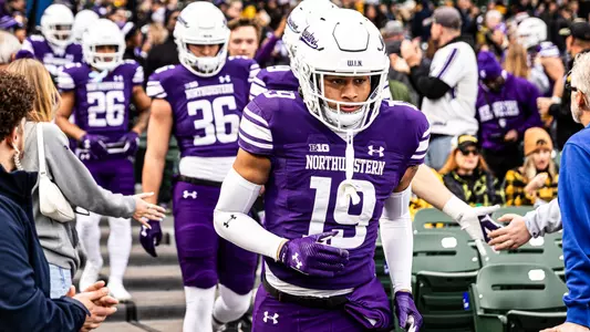 November 4, 2023, Chicago, IL: A game between Northwestern Football and Iowa at Wrigley Field in Chicago, IL on Saturday, November 4, 2023. (Photo by Griffin Quinn/Northwestern Athletics)