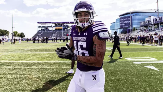 September 27, 2025, Evanston, IL: A game between Northwestern Football and UCLA at Northwestern Medicine Field at Martin Stadium in Evanston, IL on Saturday, September 27, 2025. (Photo by Mary Grace Grabill/Northwestern Athletics)