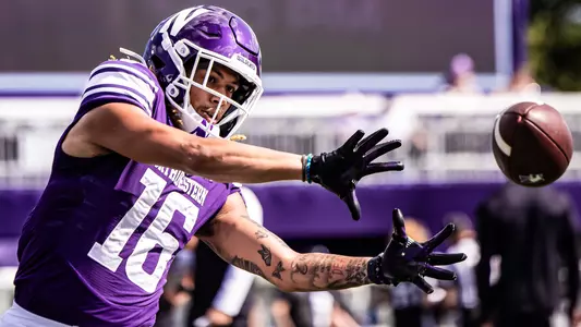 September 27, 2025, Evanston, IL: A game between Northwestern Football and UCLA at Northwestern Medicine Field at Martin Stadium in Evanston, IL on Saturday, September 27, 2025. (Photo by Mary Grace Grabill/Northwestern Athletics)