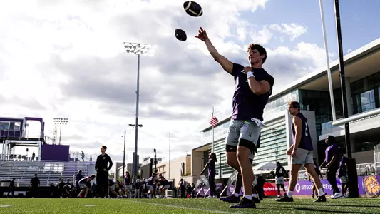 September 5, 2025, Evanston, IL: A game between Northwestern Football and Western Illinois at Northwestern Medicine Field at Martin Stadium in Evanston, IL on Friday, September 5, 2025. (Photo by Griffin Quinn/Northwestern Athletics)