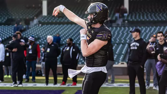 November 22, 2025, Chicago, IL: A game between Northwestern Football and Minnesota at Wrigley Field in Chicago, IL on Saturday, November 22, 2025. (Photo by Michelle Nartey/Northwestern Athletics)