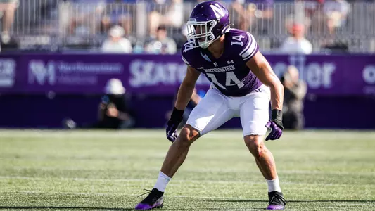 September 27, 2025, Evanston, IL: A game between Northwestern Football and UCLA at Northwestern Medicine Field at Martin Stadium in Evanston, IL on Saturday, September 27, 2025. (Photo by Griffin Quinn/Northwestern Athletics)