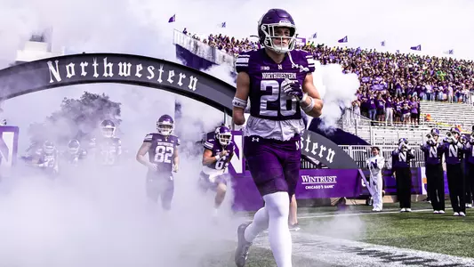 September 13, 2025, Evanston, IL: A game between Northwestern Football and Oregon at Northwestern Medicine Field at Martin Stadium in Evanston, IL on Saturday, September 13, 2025. (Photo by Mary Grace Grabill/Northwestern Athletics)