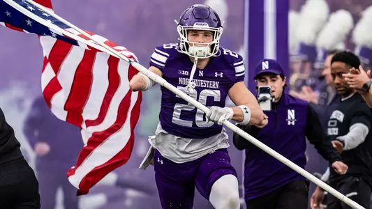 November 15, 2025, Chicago, IL: A game between Northwestern Football and Michigan at Wrigley Field in Chicago, IL on Saturday, November 15, 2025. (Photo by Ryan Kuttler/Northwestern Athletics)