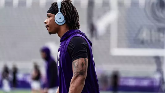 October 18, 2025, Evanston, IL: A game between Northwestern Football and Purdue at Northwestern Medicine Field at Martin Stadium in Evanston, IL on Saturday, October 18, 2025. (Photo by Michelle Nartey/Northwestern Athletics)