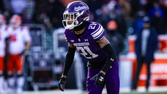 November 30, 2024, Chicago, IL: A game between Northwestern Football and Illinois at Wrigley Field in Chicago, IL on Saturday, November 30, 2024. (Photo by Griffin Quinn/Northwestern Athletics)