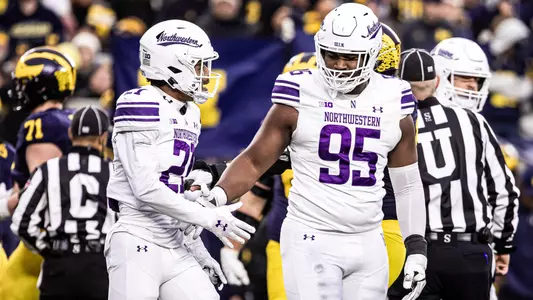 November 23, 2024, Evanston, IL: A game between Northwestern Football and Michigan at Michigan Stadium in Ann Arbor, MI on Saturday, November 23, 2024. (Photo by Griffin Quinn/Northwestern Athletics)