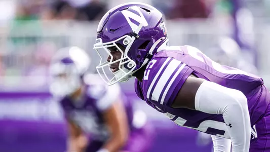 September 13, 2025, Evanston, IL: A game between Northwestern Football and Oregon at Northwestern Medicine Field at Martin Stadium in Evanston, IL on Saturday, September 13, 2025. (Photo by Griffin Quinn/Northwestern Athletics)