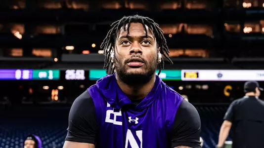 December 26, 2025, Detroit, MI: A game between Northwestern Football and Central Michigan during the Game Above Sports Bowl at Ford Field in Detroit, MI on Friday, December 26, 2025. (Photo by Ryan Kuttler/Northwestern Athletics)