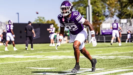 September 27, 2025, Evanston, IL: A game between Northwestern Football and UCLA at Northwestern Medicine Field at Martin Stadium in Evanston, IL on Saturday, September 27, 2025. (Photo by Mary Grace Grabill/Northwestern Athletics)