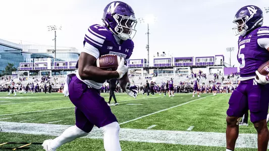 September 13, 2025, Evanston, IL: A game between Northwestern Football and Oregon at Northwestern Medicine Field at Martin Stadium in Evanston, IL on Saturday, September 13, 2025. (Photo by Mary Grace Grabill/Northwestern Athletics)