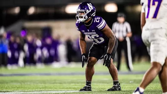 September 5, 2025, Evanston, IL: A game between Northwestern Football and Western Illinois at Northwestern Medicine Field at Martin Stadium in Evanston, IL on Friday, September 5, 2025. (Photo by Ryan Kuttler/Northwestern Athletics)
